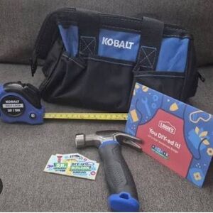 NWT Lowes Senior Builder Tool gift set - Kobalt Kids Tool Set
